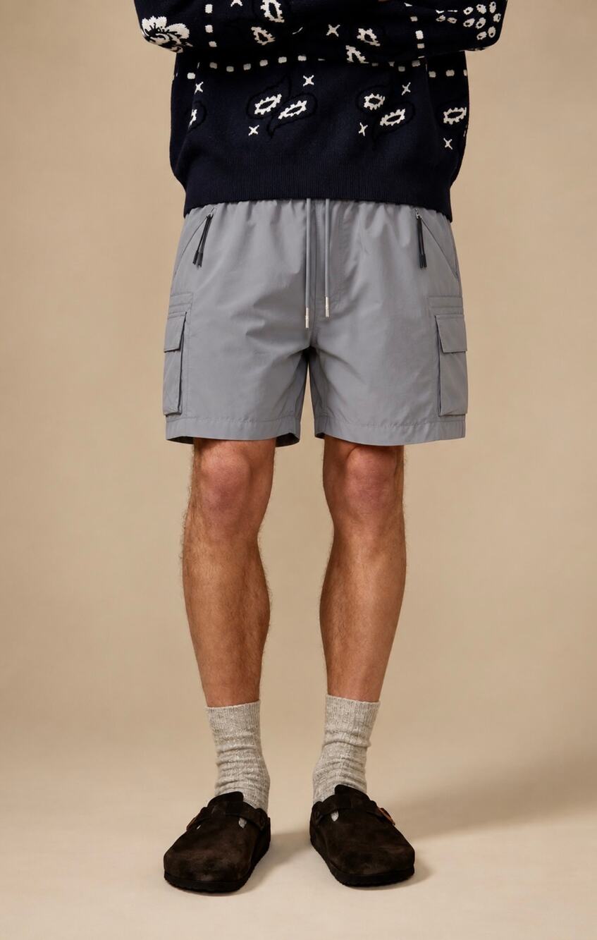 KITH Walcott Pocket Shorts Lined in Statue Size XL